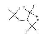 1,1,1-Trifluoro-4-iodo-4-methyl-2-(trifluoromethyl)pentane结构式