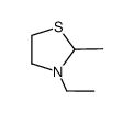 Thiazolidine, 3-ethyl-2-methyl- (9CI)结构式