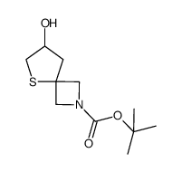 tert-butyl 7-hydroxy-5-thia-2-azaspiro[3.4]octane-2-carboxylate Structure