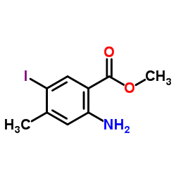 Methyl 2-amino-5-iodo-4-methylbenzoate Structure