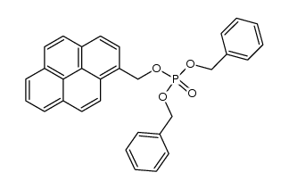 dibenzyl pyren-1-ylmethyl phosphate结构式