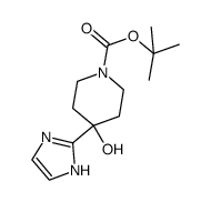 4-羟基-4-(1H-咪唑-2-基)哌啶-1-羧酸叔丁酯图片