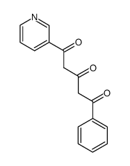 1-phenyl-5-pyridin-3-yl-pentane-1,3,5-trione Structure