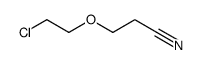 3-(2-chloroethoxy)propanenitrile结构式