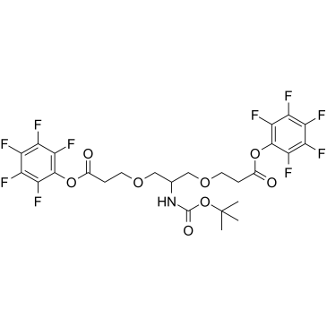 C-NH-Boc-C-Bis-(C1-PEG1-PFP)图片