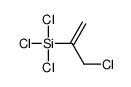 trichloro(3-chloroprop-1-en-2-yl)silane Structure