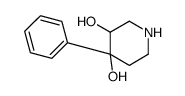 4-phenylpiperidine-3,4-diol Structure