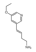 4-(5-ethoxypyridin-3-yl)but-3-en-1-amine结构式