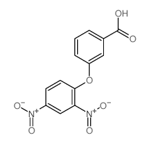 Benzoic acid,3-(2,4-dinitrophenoxy)-结构式