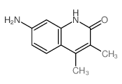 7-amino-3,4-dimethyl-1H-quinolin-2-one Structure