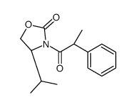 (4R)-3-[(2R)-2-phenylpropanoyl]-4-propan-2-yl-1,3-oxazolidin-2-one Structure