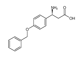 (S)-beta-(p-苄氧基苯基)丙氨酸结构式