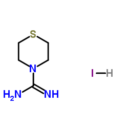 THIOMORPHOLINE-4-CARBOXIMIDAMIDE HYDROIODIDE structure