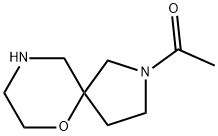 Ethanone, 1-(6-oxa-2,9-diazaspiro[4.5]dec-2-yl)- Structure