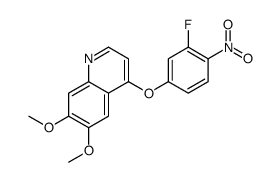 4-(3-fluoro-4-nitrophenoxy)-6,7-dimethoxyquinoline Structure