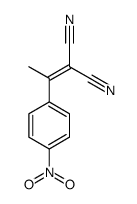 2-[1-(4-nitrophenyl)ethylidene]propanedinitrile Structure