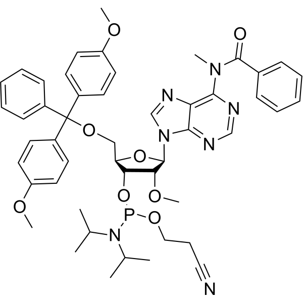 DMT-2'-OMe-dA(bz) phosphoramidite Structure