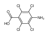 4-Amino-2,3,5,6-tetrachlorobenzoic acid structure