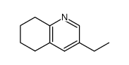 3-ethyl-5,6,7,8-tetrahydro-quinoline结构式