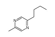 2-Methyl-5-butylpyrazine Structure