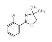 2-(2-溴苯基)-4,4-二甲基-4,5-二氢恶唑结构式