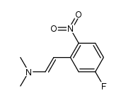 trans-5-fluoro-β-dimethylamino-2-nitrostyrene Structure