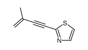 Thiazole, 2-(3-methyl-3-buten-1-ynyl)- (9CI)结构式