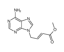 methyl (E)-4-(6-aminopurin-9-yl)but-2-enoate Structure