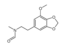 N-[2-(7-methoxy-1,3-benzodioxol-5-yl)ethyl]-N-methylformamide Structure