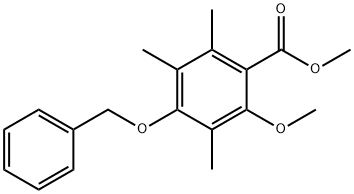 2-Methoxy-3,5,6-trimethyl-4-(phenylmethoxy)benzoic acid methyl ester picture