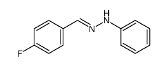 4-fluorobenzaldehyde phenylhydrazone结构式