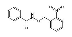 2-nitrobenzyl benzohydroxamate Structure