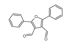 diphenyl-2,5 furannedicarbaldehyde 3,4结构式