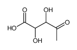 2,3-dihydroxy-4-oxopentanoic acid structure