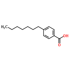 4-Heptylbenzoic acid Structure