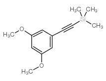 1-[(三甲基硅基)乙炔]-3,5-二甲氧基苯结构式