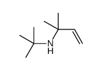 N-叔丁基-1,1-二甲基烯丙基胺结构式