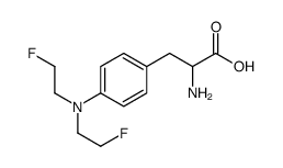 4-[Bis(2-fluoroethyl)amino]phenylalanine Structure