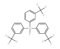 fluoro-tris[3-(trifluoromethyl)phenyl]silane Structure