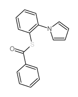 Benzenecarbothioicacid, S-[2-(1H-pyrrol-1-yl)phenyl] ester picture