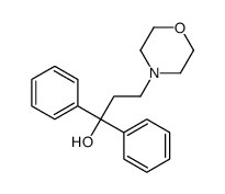 3-morpholin-4-yl-1,1-diphenylpropan-1-ol Structure