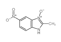 1-hydroxy-2-methyl-6-nitro-benzoimidazole structure