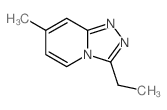 1,2,4-Triazolo[4,3-a]pyridine,3-ethyl-7-methyl-结构式