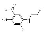 2-chloro-5-nitro-n-hydroxyethyl p-phenylenediamine Structure