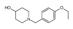 1-[(4-ethoxyphenyl)methyl]piperidin-4-ol结构式