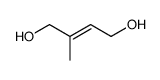 (E)-2-methyl but-2-ene-1,4-diol Structure