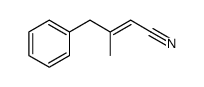 3-methyl-4-phenylbut-2-enenitrile Structure