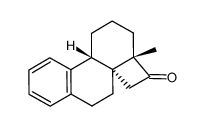 3aβ-methyl-1,3,3a,6,7,11bβ-hexahydro-2H-cyclobuta[d]phenanthren-4(5H)-one结构式