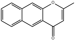 2-Methyl-4H-naphtho[2,3-b]pyran-4-one Structure