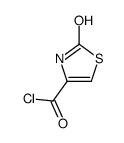 4-Thiazolecarbonyl chloride, 2,3-dihydro-2-oxo- (9CI)结构式